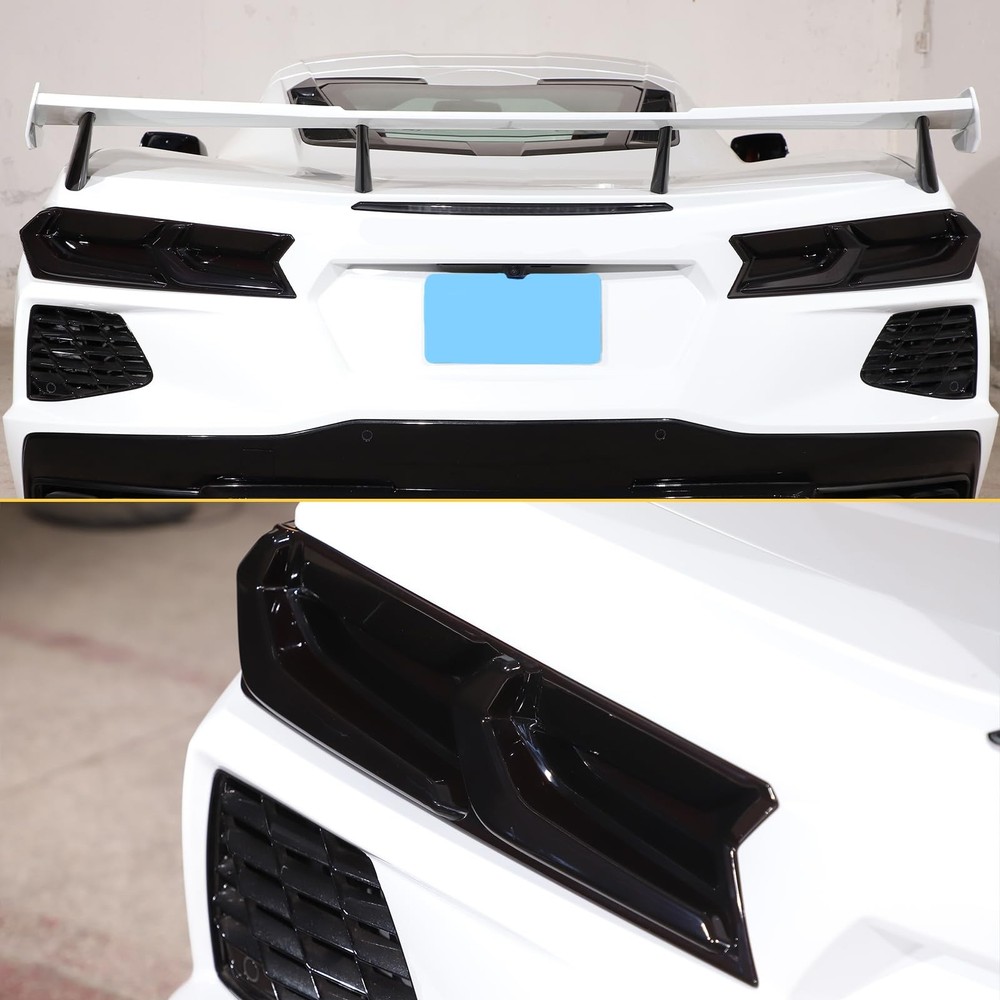 Car Tail lights Cover Compatible with Corvette C8 Stingray Z06 E full coverage