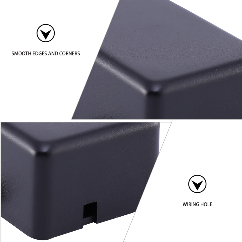 3 Pcs Small Project Box Enclosure Black Box Electronic Project Box