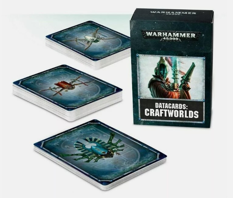 Warhammer 40K Datacards Craftworlds BNIB Sealed OOP