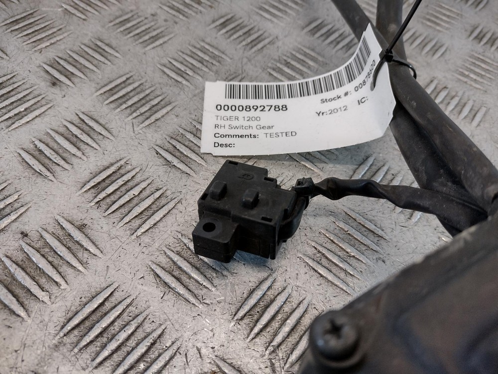 2012 TRIUMPH TIGER 1200 Right Hand Switch Gear