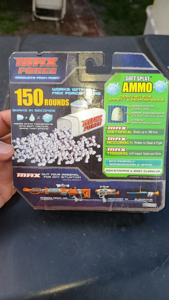 Max Force Soft Splat Ammo 150 Rounds Jakks Pacific New