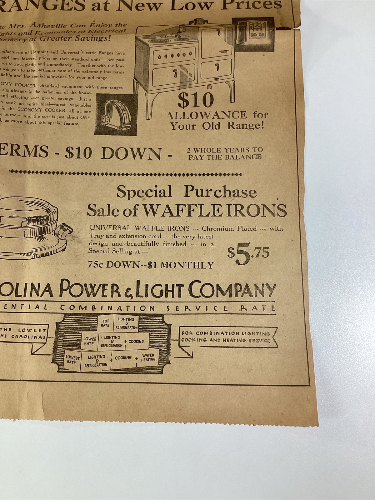 Ashville NC Newspaper Feb 19, 1933 Great Ads Women Miami Columns Carolina Power