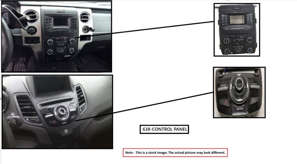 CONTROL PANEL OEM 16-17 FORD EXPLORER 1YR WRNTY