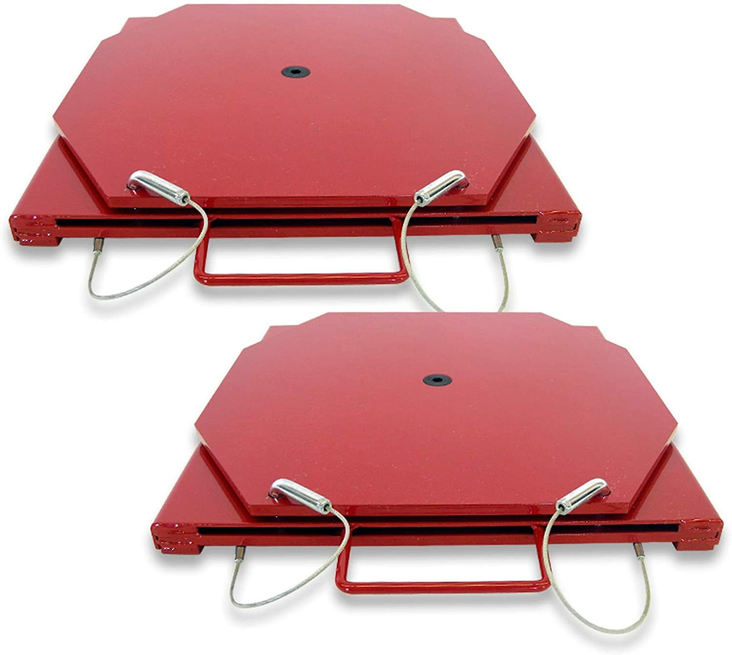 Alignment Turn Plate Set Table Red Steel Passenger Car Truck Hunter FMC Rack USA