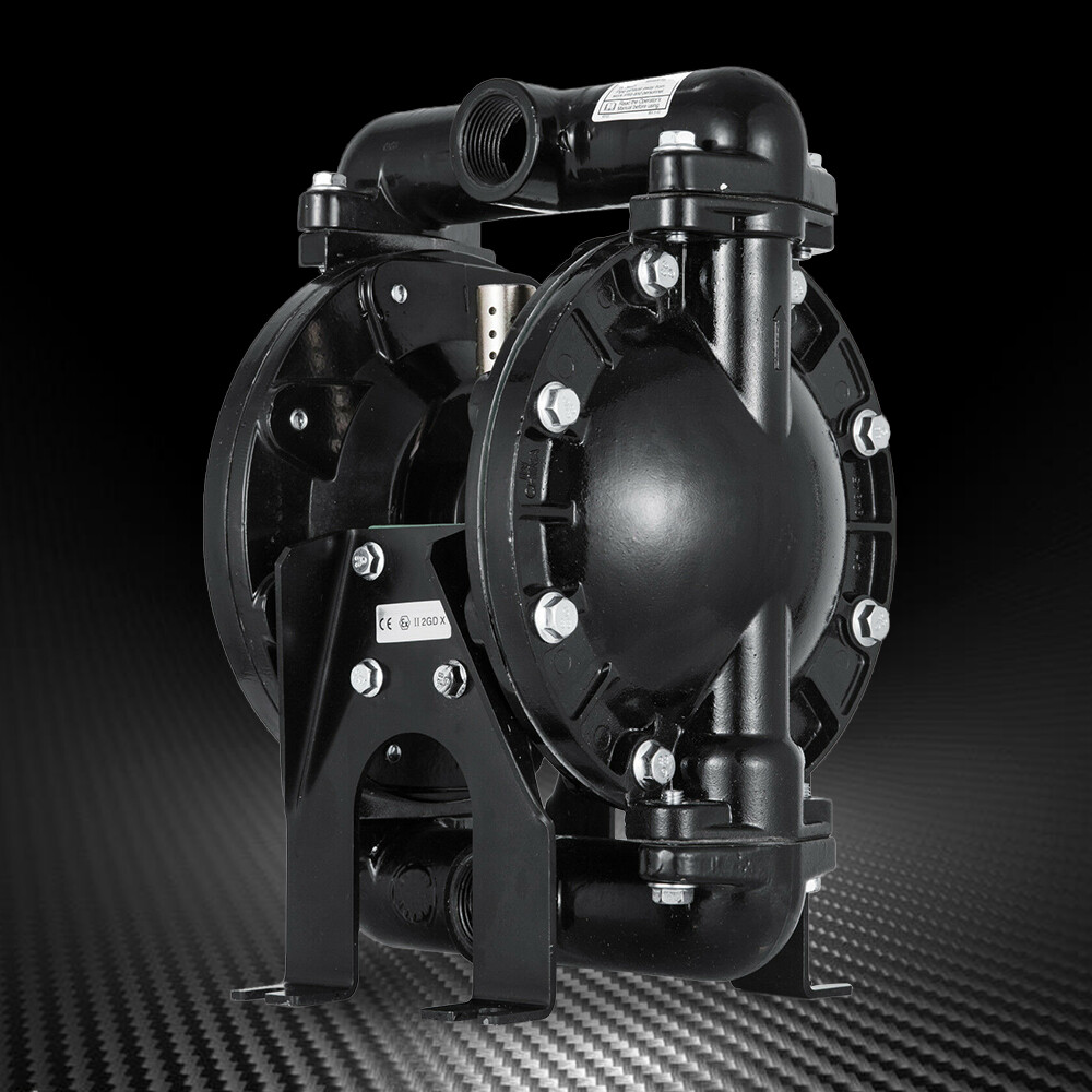 Air-Operated Waste Oil Transfer Pump 35Gpm Pneumatic Dual Diaphragm Pump 120PSI