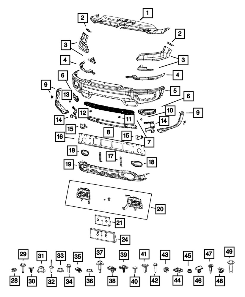 Genuine Mopar Push Pin 68368948AA