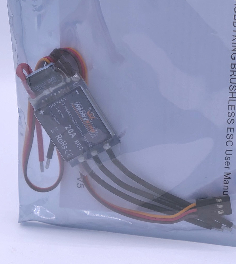 NEW HobbyKing 20AMP 20A Programmable Brushless ESC with Manual