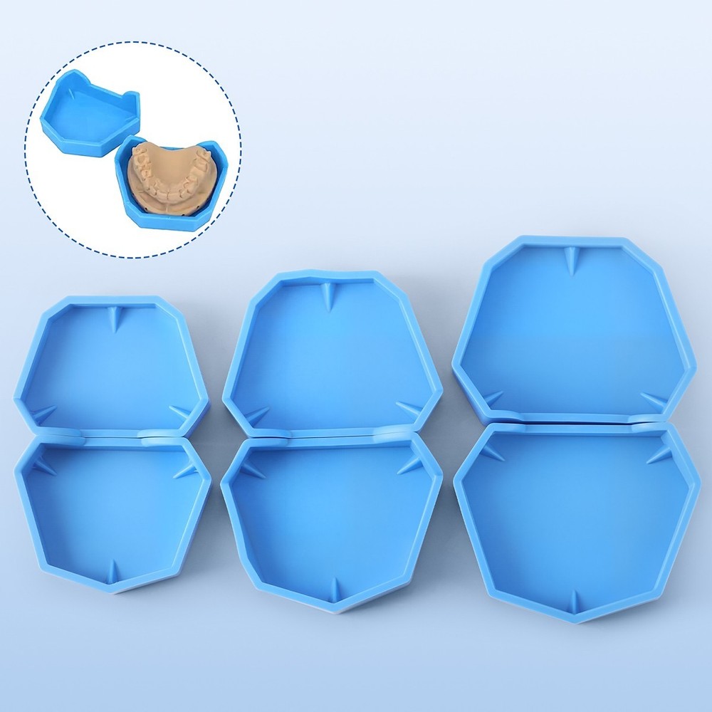 Dental Lab Silicon Rubber Plaster Model Base Denture Tray Impression Former Base