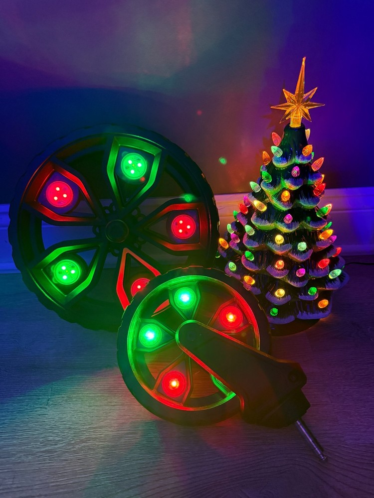 LED Wheel Lights for VEER SWITCH&ROLL STROLLER, Remote, Waterproff, Easy Install