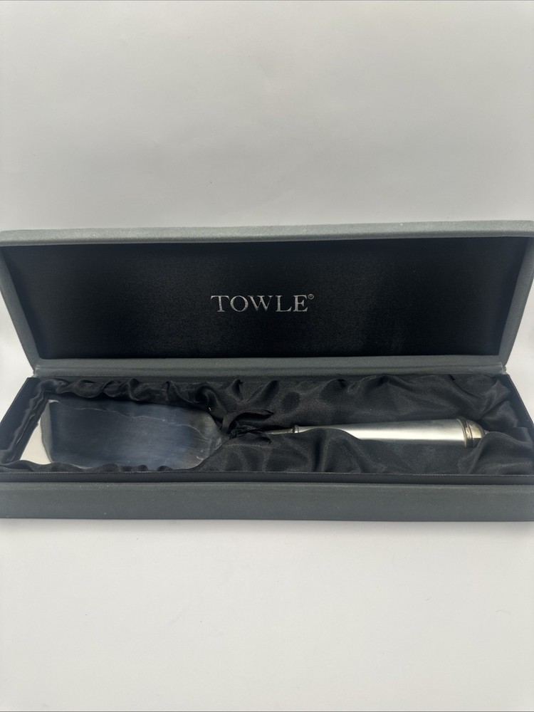 Towle Copenhagen Silverplate Lasagna Server Solid Piece 11" Original Box