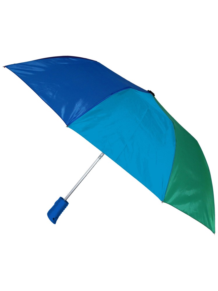 Misty Harbor Automatic Open Folding Rain Umbrella Rainbow
