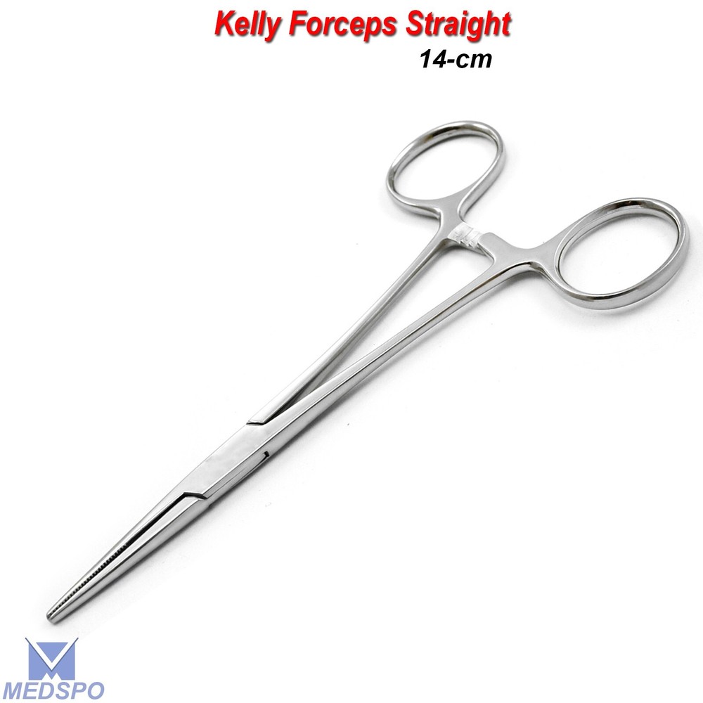 Hemostatic Locking Forceps & Tissue Suture Scissors Surgical Artery Instruments