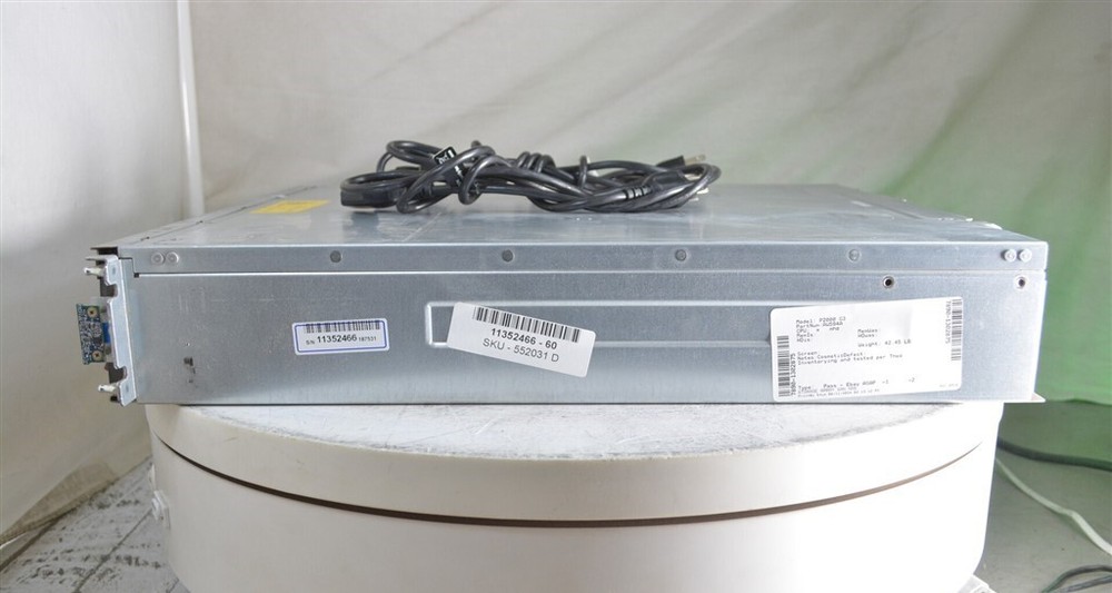 HP P2000 G3 AW594A SAS Dual Controller SFF Modular Smart Array SEE NOTES