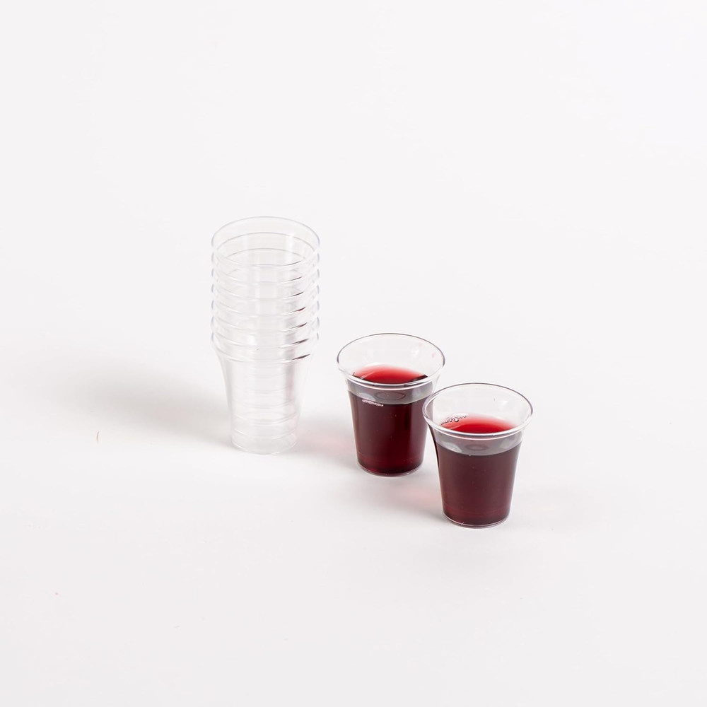Plastic, Disposable, Recyclable Communion Cups, 6000 Count