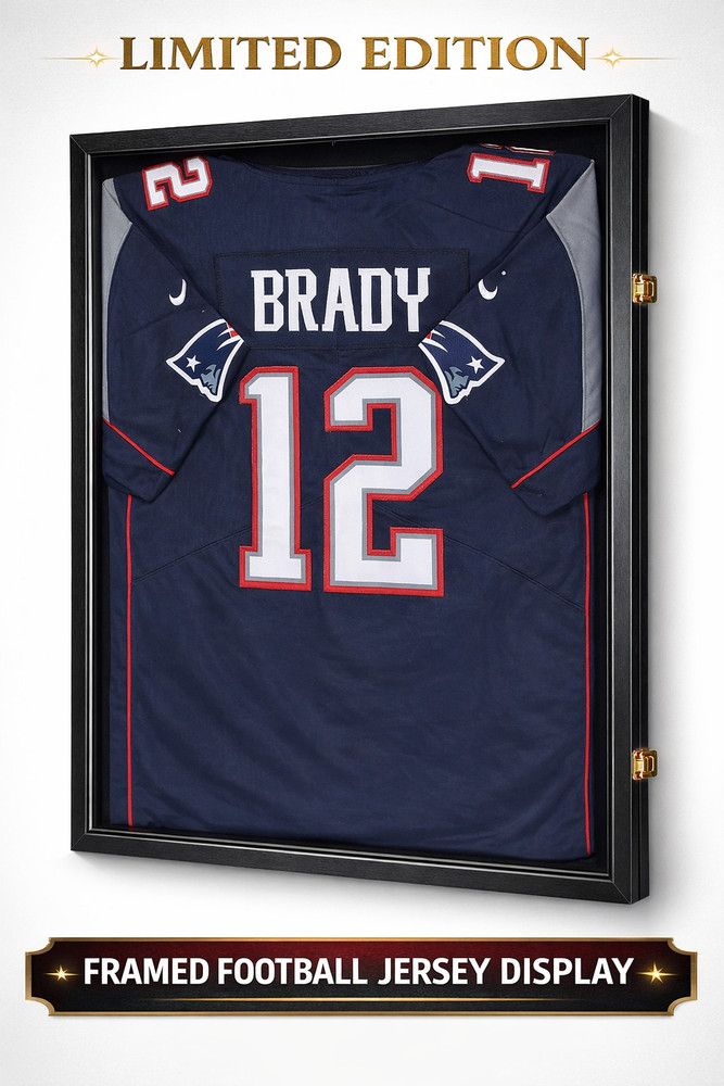 Jersey Frame Display Case ,Jersey Shadow Box with 98% UV Protective Acrylic D...