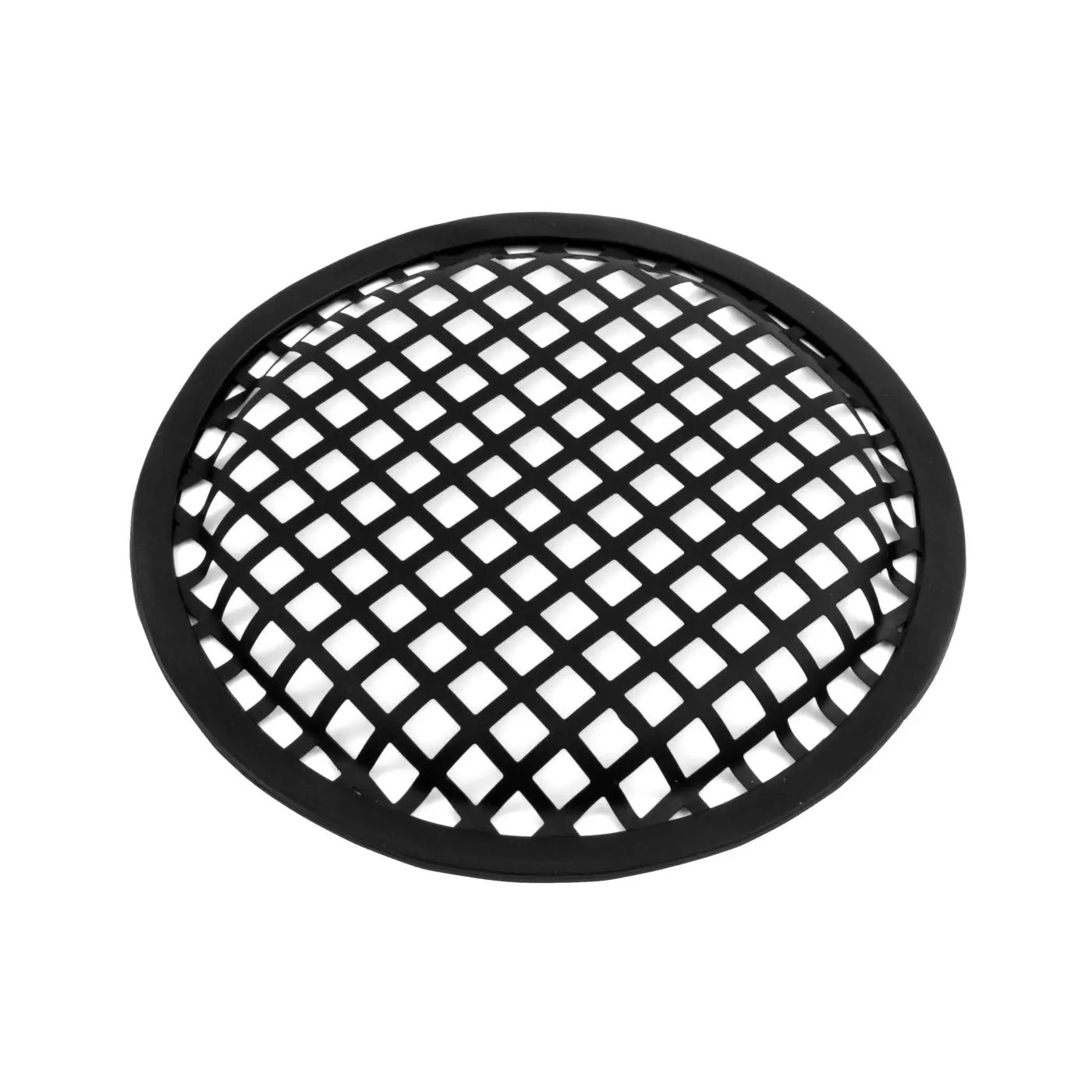 6 Inch Durable Metal Mesh Speaker Subwoofer Grill Waffle Cover w/ Clips (Pair)