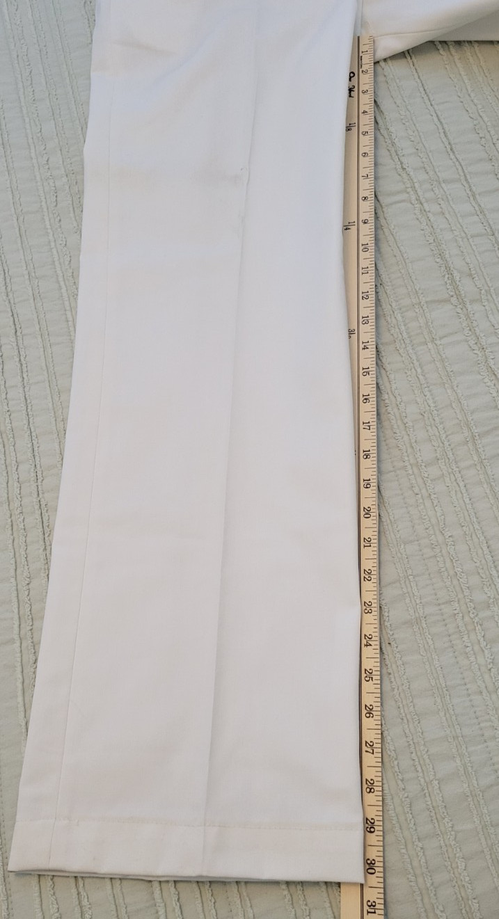 Sailor Flare Pants Military White Creighton Vintage 1970's Navy Size 35x35 ?