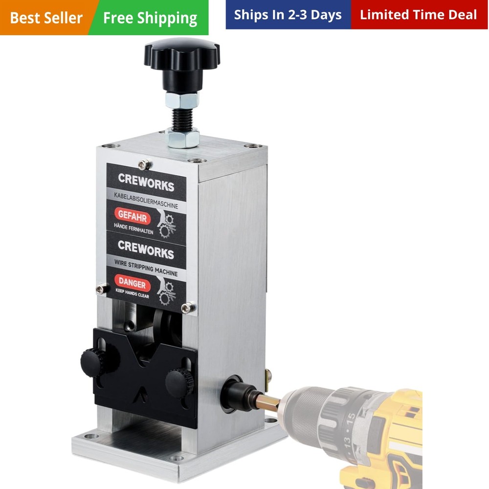 Manual Wire Stripper Machine, 0.06"-1" Wire Stripping Machine, Wire Stripping...