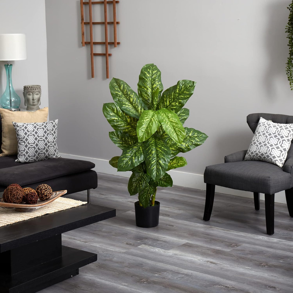 4Ft. Dieffenbachia Plant (Real Touch)