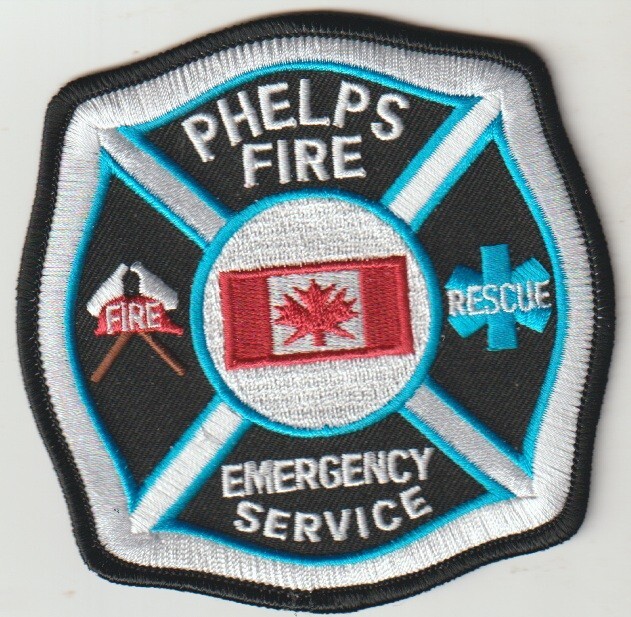 Phelps Fire Rescue Emergency Service patch ship from Australia
