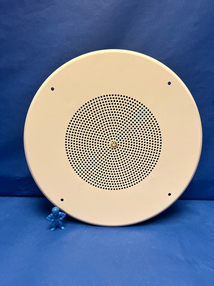 Atlas Sound SD72W Dual Cone Ceiling Speaker with Baffle – White