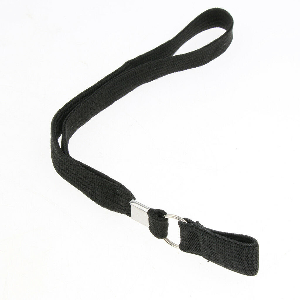 (1) Hiking Walking Stick / Cane Black Elastic Wrist Strap / Cord - US SELLER!