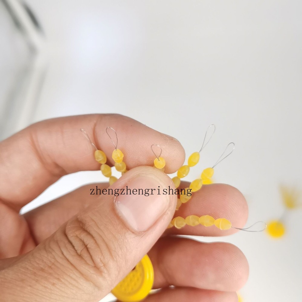 300Pcs/10Pack Fishing Bobber Stoppers Oval Float Stop Stoppers Bead Sinker