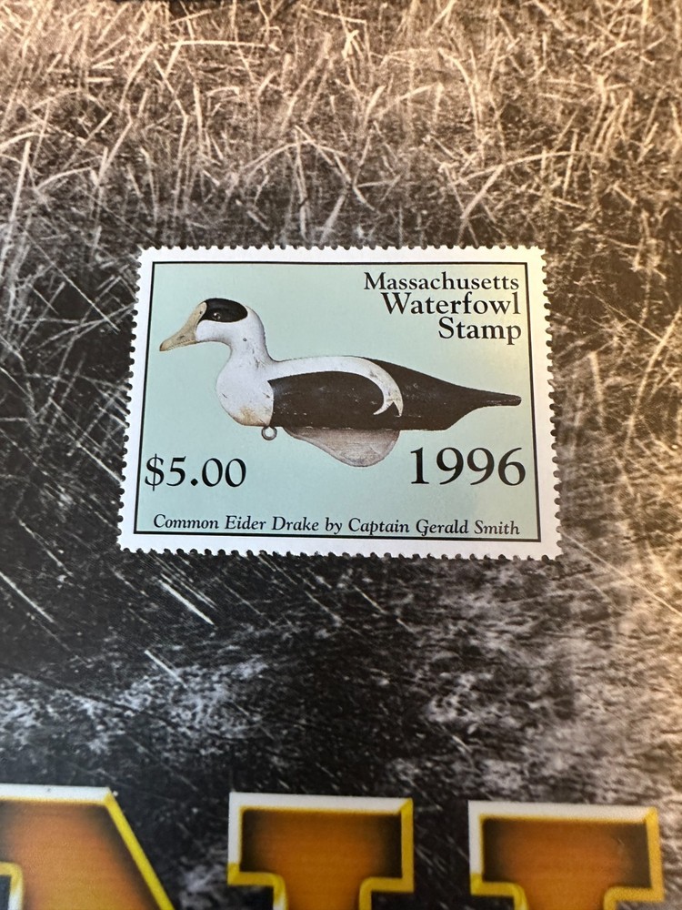 1996 Massachusetts State Duck Stamp,