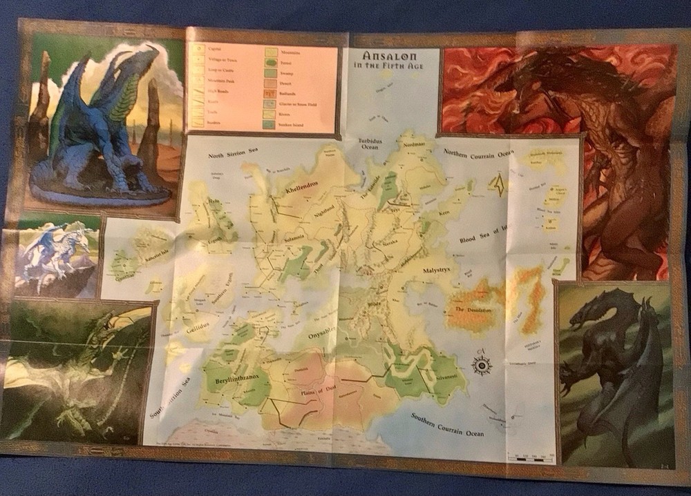 DragonLance Fifth Age Box Set 1998 AD&D TSR — Complete