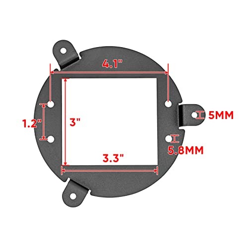 Headlight Upgrade Coversion Bezel Mount Bracket Compatible with Can-Am