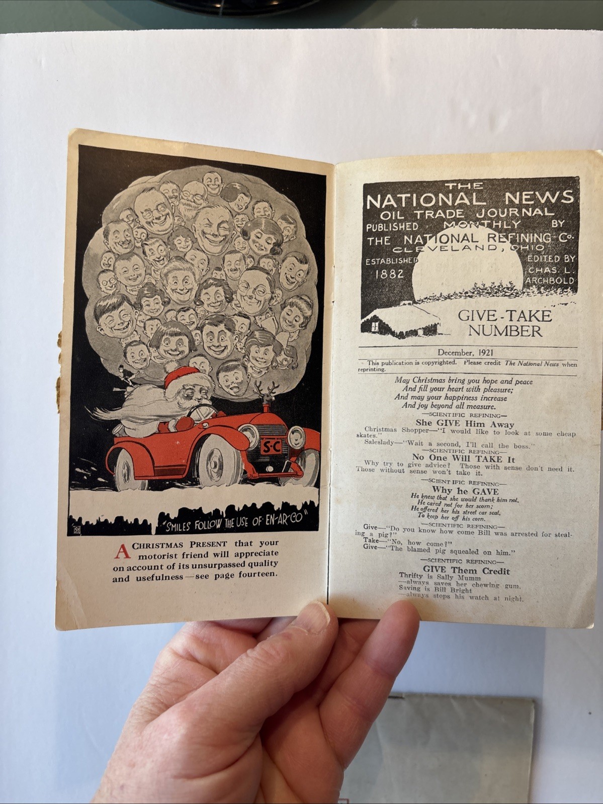 Ten Vintage En-ar-co National News Pamphlets. 1922-1924 Enarco