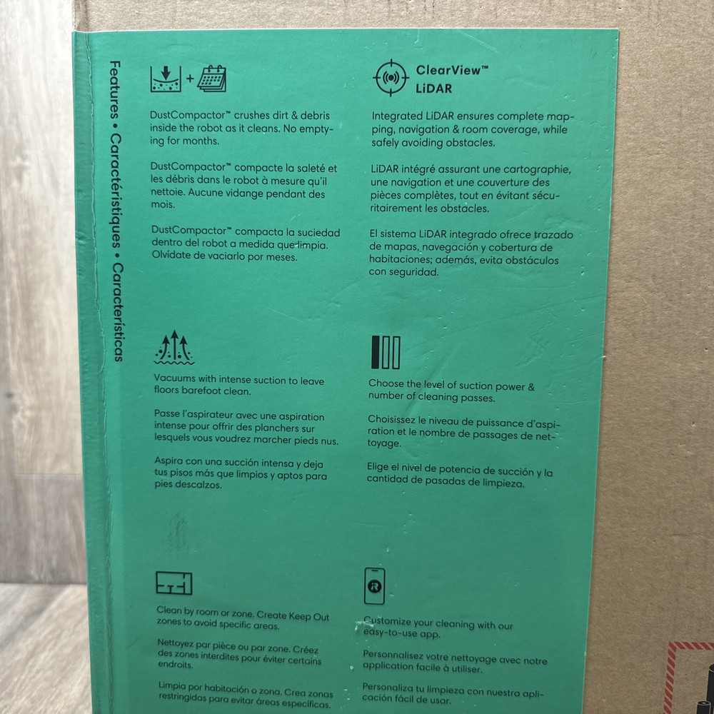 iRobot Roomba 205 DustCompactor Vacuum - Auto-Compacts - LiDAR