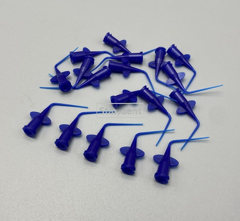 Dental Root Canal Endo Irrigation tip Prebent Syringe Tips Needle 0.25/0.35mm