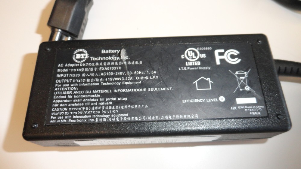 ZZ1: Battery Technology EXA0703YH power adapter