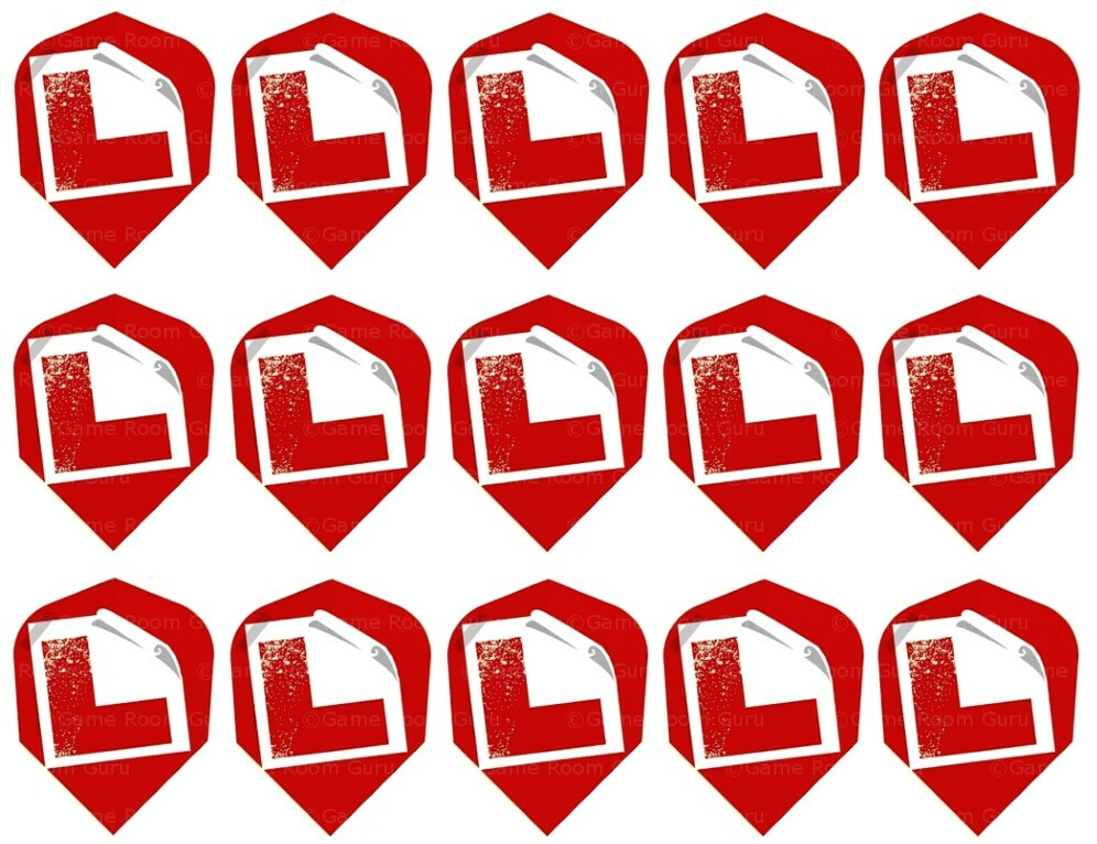 5 New Sets Harrows Quadro Standard Dart Flights – Learner