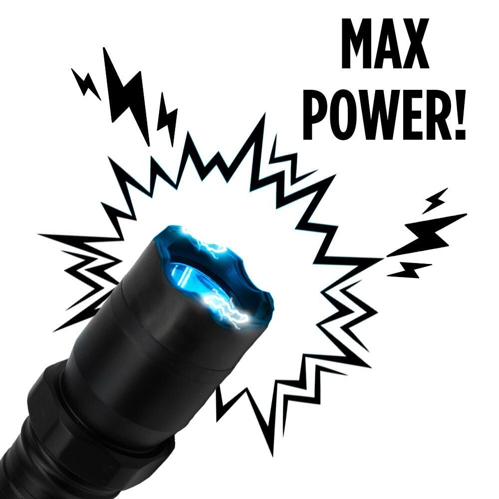 Stun Gun Diablo 2 with Flashlight | 320 Lumen and 3-Function Light