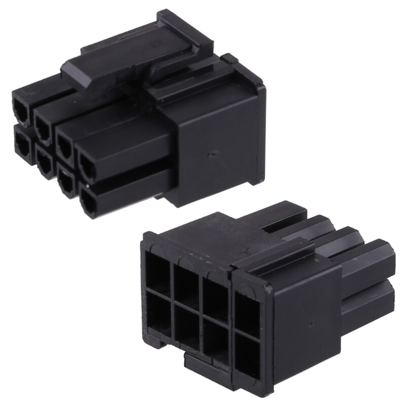 Push in 8pin(6+2pin) Wire Connector for LAN Components