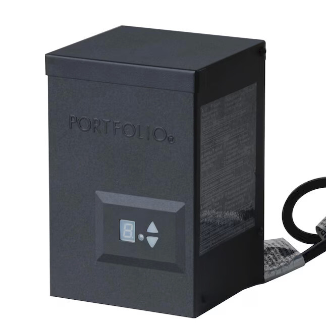 200W Low Voltage Landscape TRANSFORMER Timer Photocell Sensor and 2 Flood Lights
