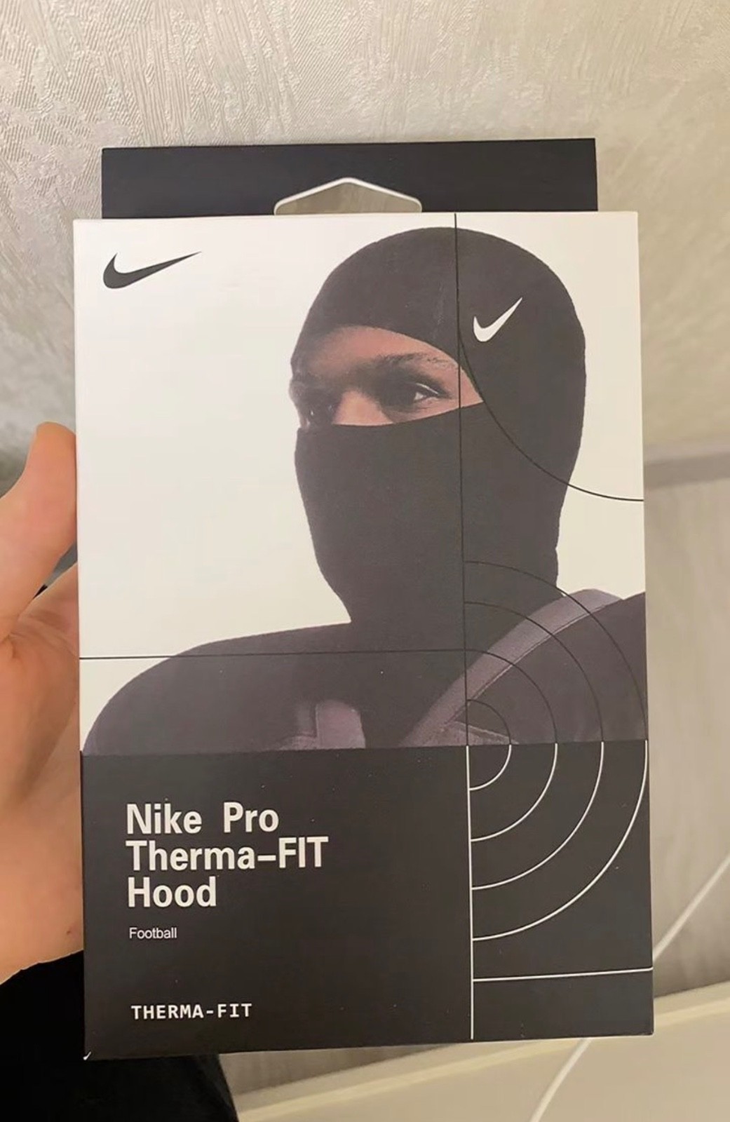 Nike Pro Therma-Fit Hyperwarm Ski Mask Hood Unisex Black / White | 24hr Shipping