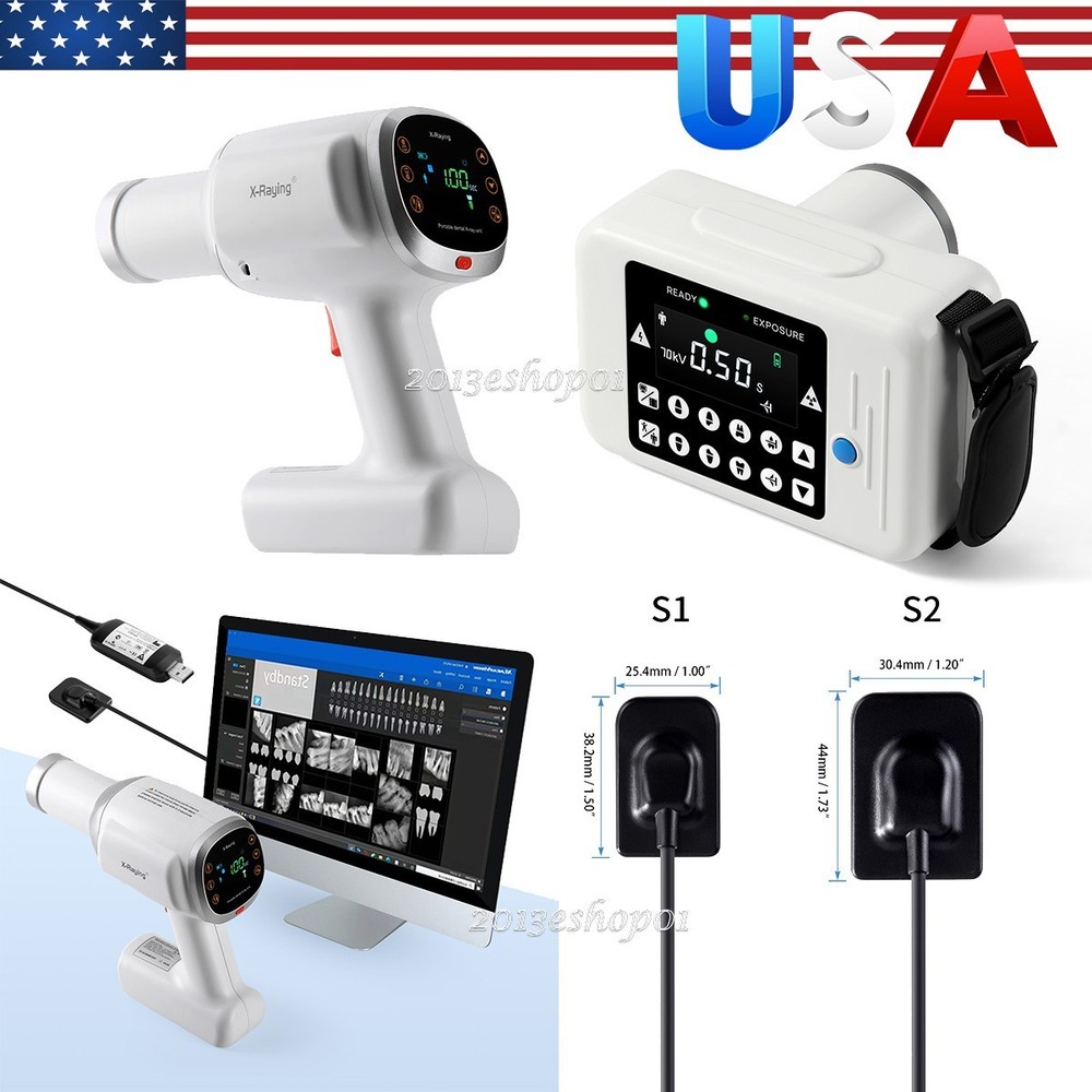 Dental X Mobile Unit System Ray Digital Machine No Shield/Sensor