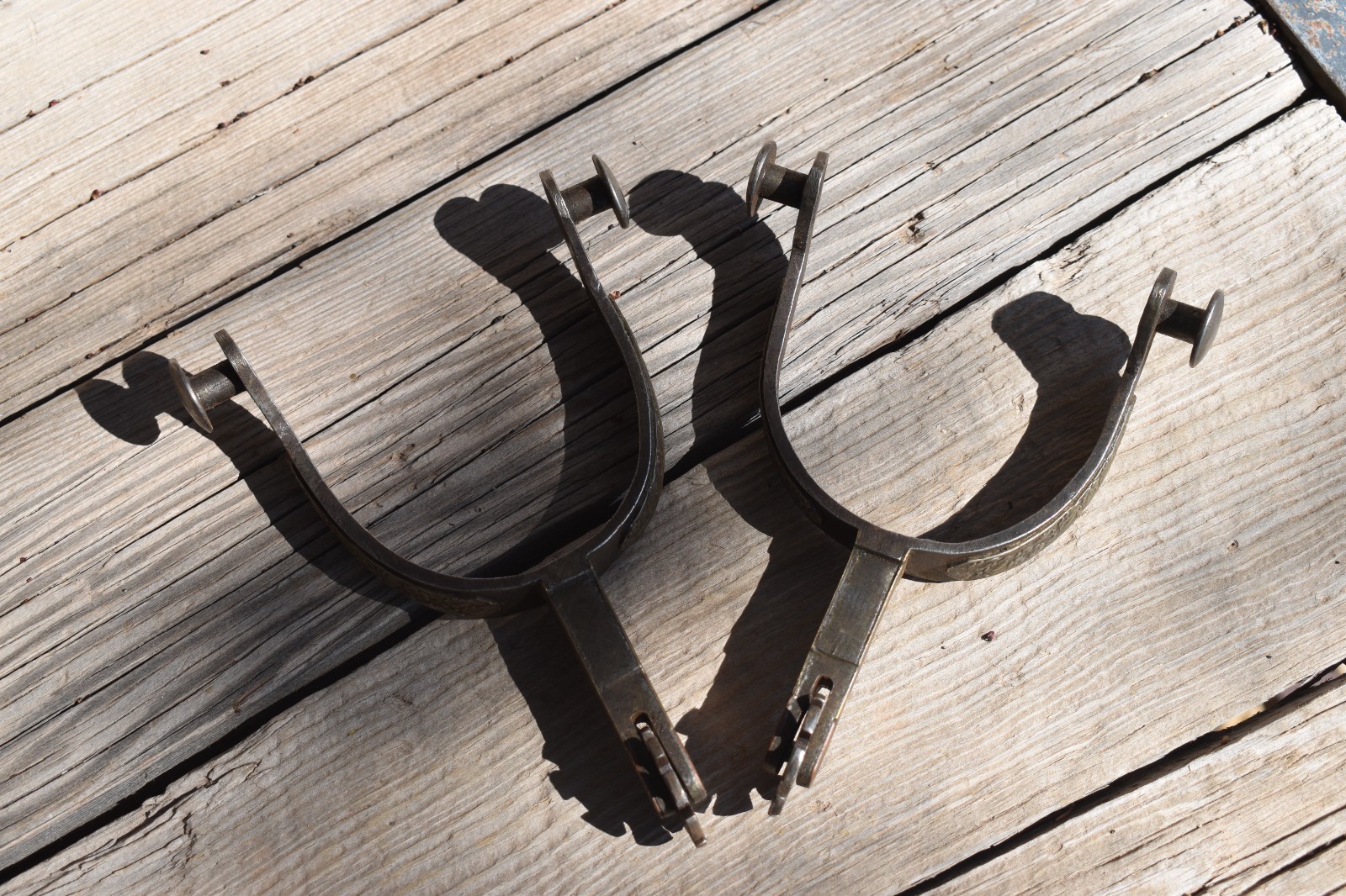 HANDMADE VINTAGE STRAIGHT SHANK SPURS ~ MORISON