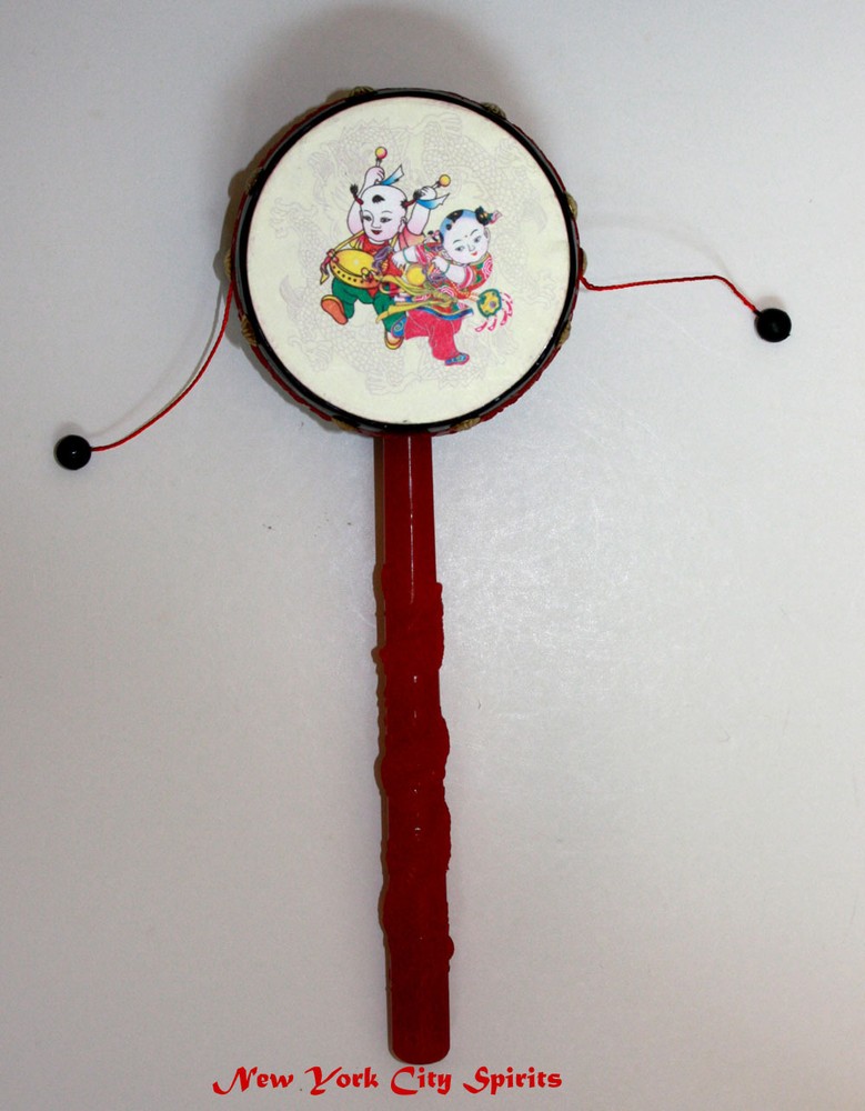 Spindle Hand Drum 3" Dim. x 9.5" Long