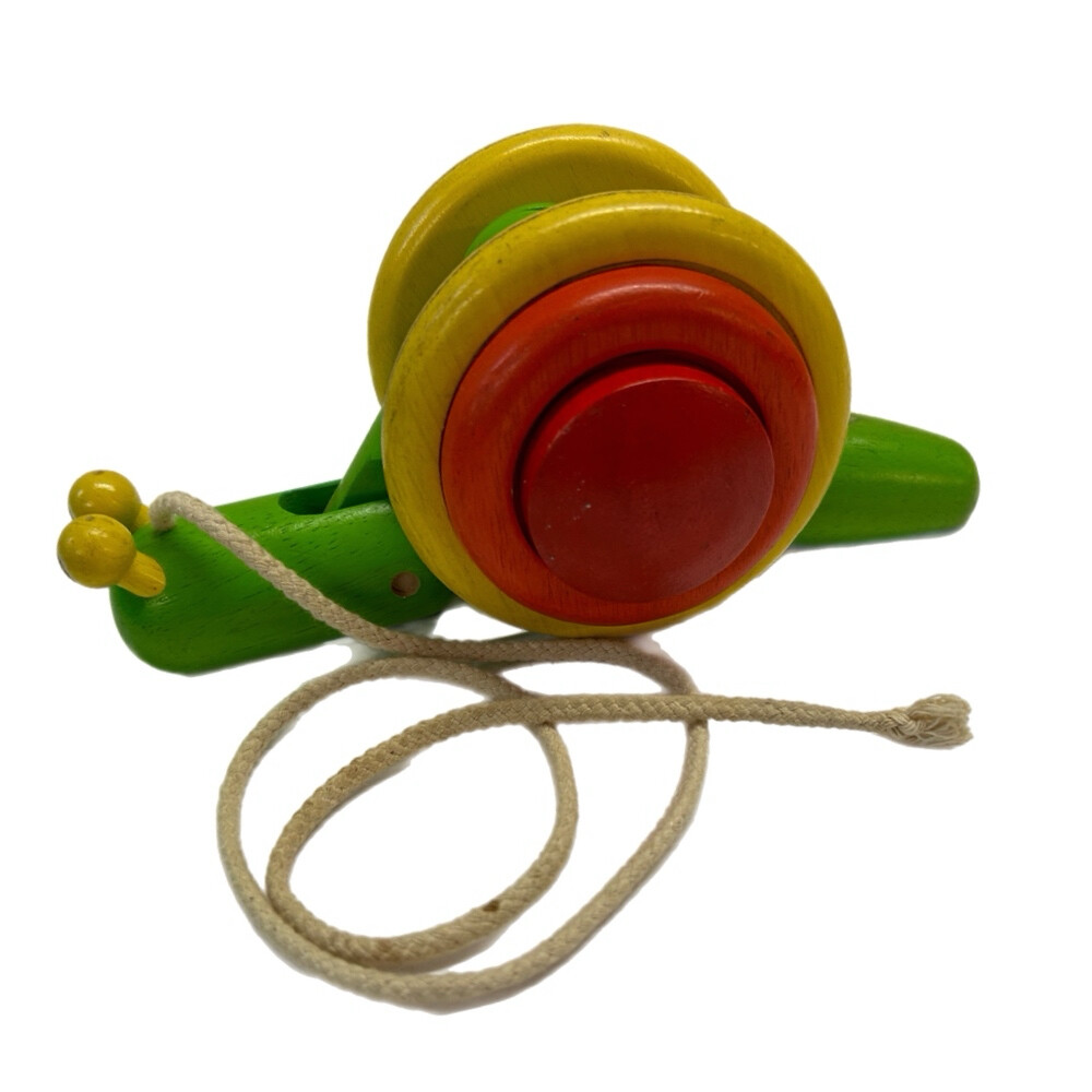 Plan Toys Wooden Snail Pull Along Toy
