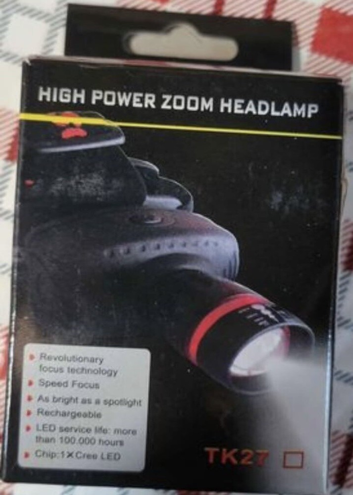 2x High Power Zoom Headlamp - LED 3 Levels