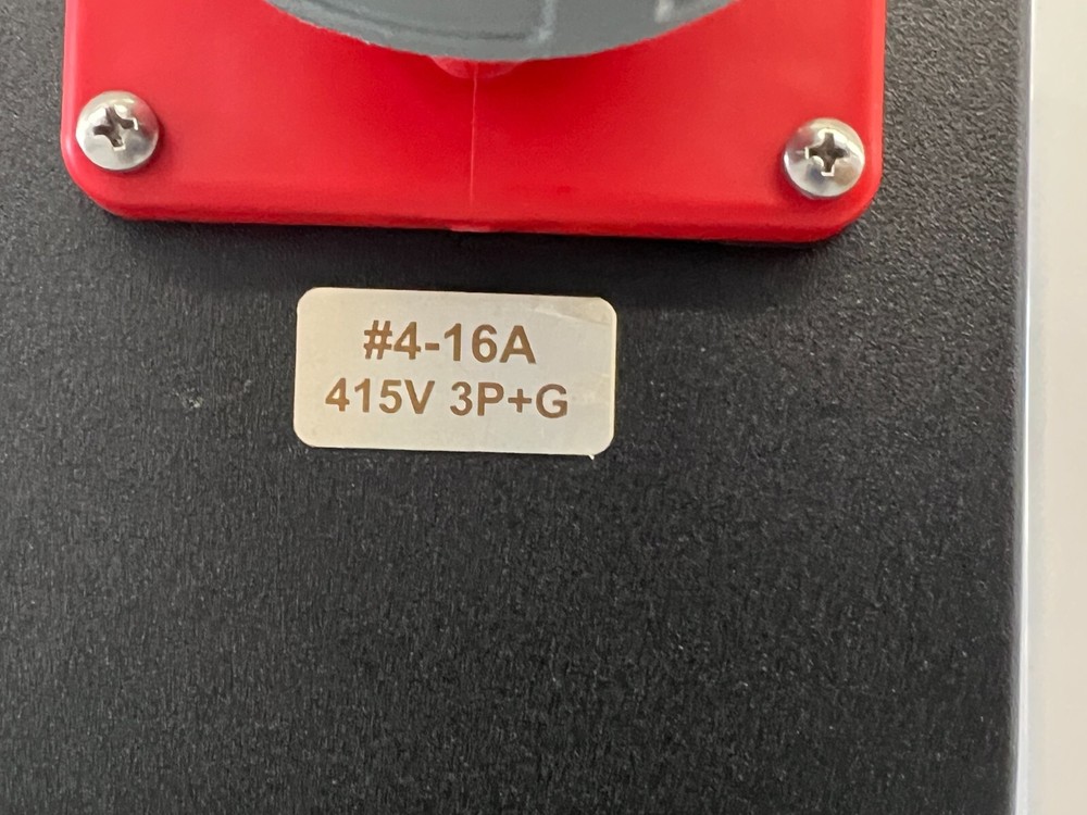 LEX PH032W3 Power Distribution Box , S203UP-K16A BREAKERS. 32A, 3-PHASE, 415 VAC