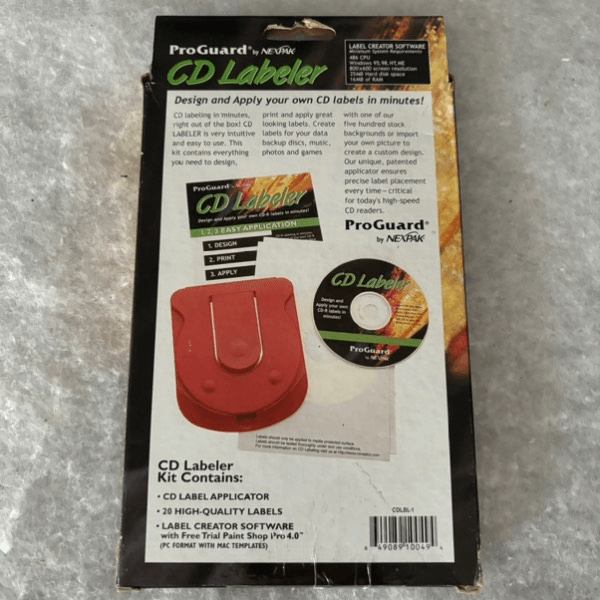 Pro Guard CD Labeler With Software *New*
