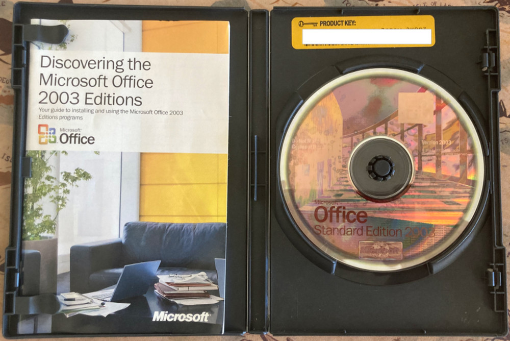 Microsoft Office Standard Edition 2003 Excel Word PowerPoint Outlook MS Complete
