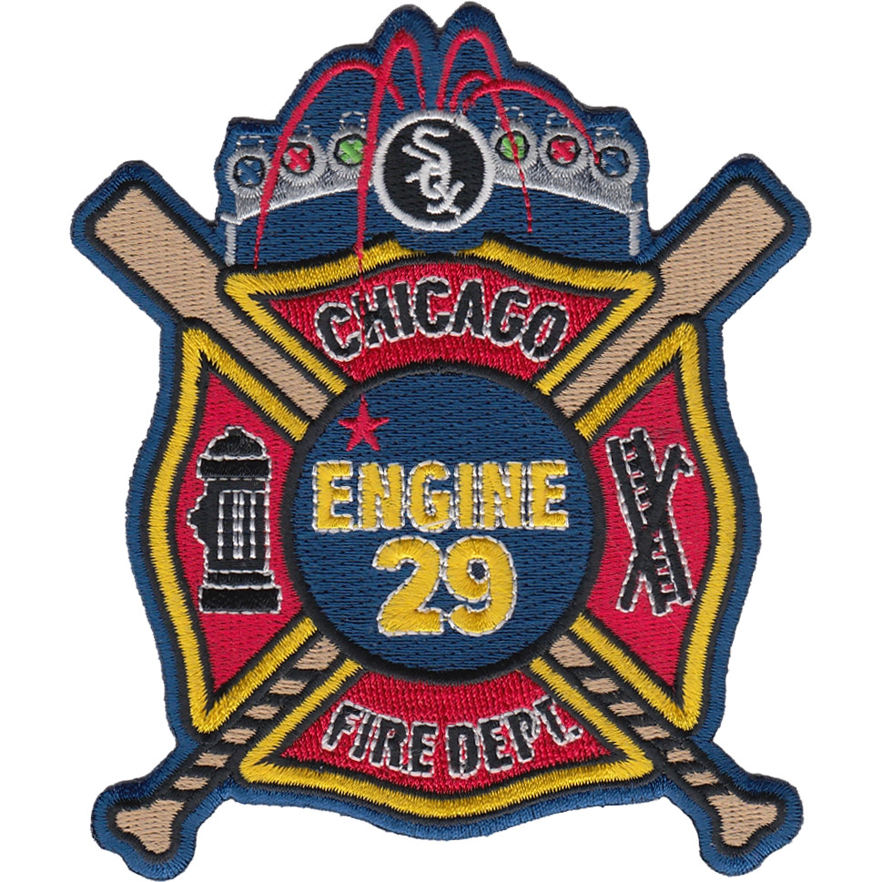 CHICAGO FIRE DEPARTMENT HOUSE PATCH: Engine 29, Chicago White Sox