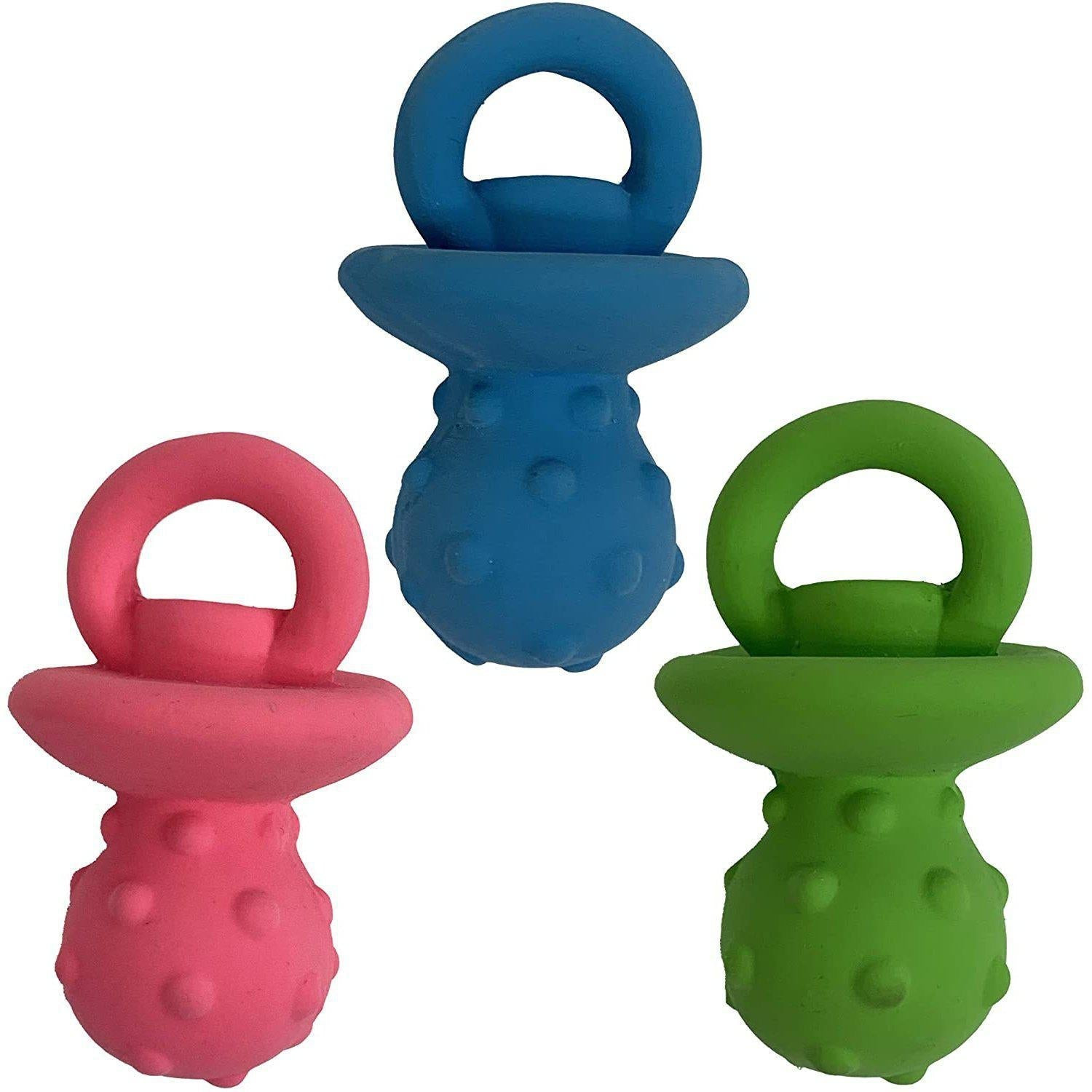 Multipet MiniPet Pacifier 4" Latex Dog Toy