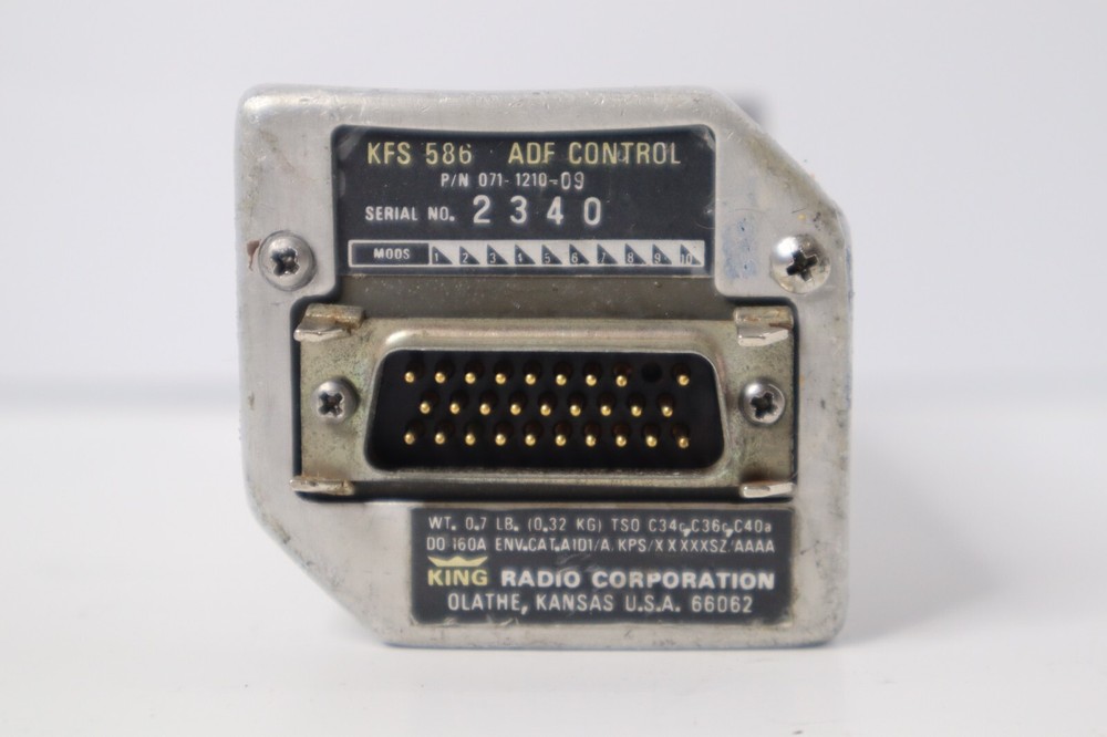Bendix King KFS 586 ADF Control 071-1210-09